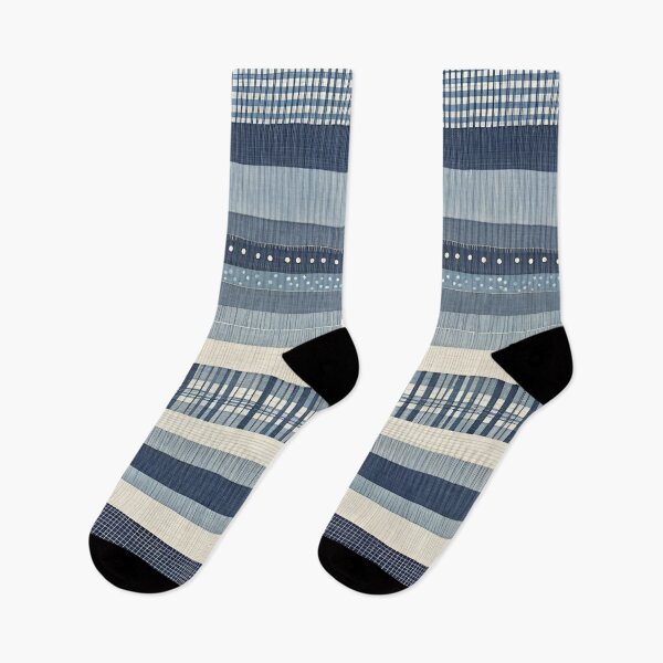 Item preview, Denim Gingham Patchwork  designed and sold by Cathi.