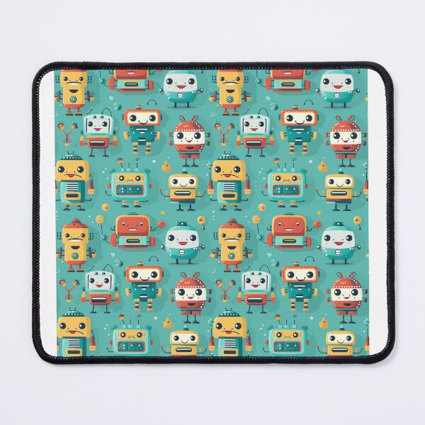 Item preview, Cartoon Robot Cute Seamless Patterns 4 designed and sold by ThaNiyom.