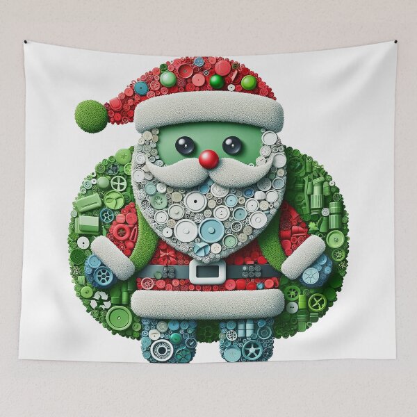 Item preview, Eco Santa Celebrating a Zero Waste Christmas designed and sold by simonbluevski.