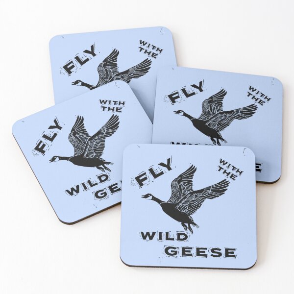 Item preview, Fly With The Wild Geese (sticker, magnet) designed and sold by Heather  Hartley.