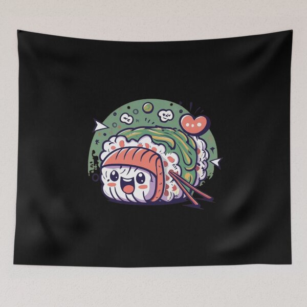 Item preview, Funny Sushi Roll, sushi gifts designed and sold by V-Tee.
