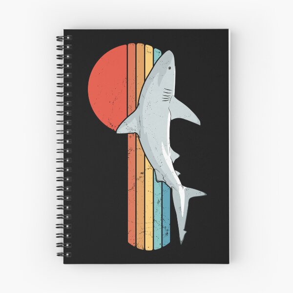 Item preview, Bull Shark Retro Sunset designed and sold by NicGrayGraphic.