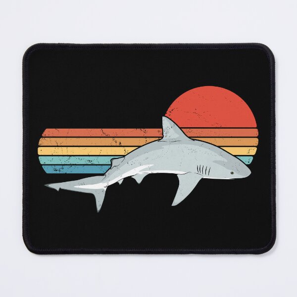 Item preview, Bull Shark Retro Sunset designed and sold by NicGrayGraphic.