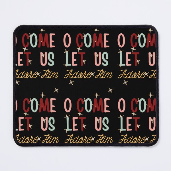 Item preview, O Come Let Us Adore Him designed and sold by blakfrog.