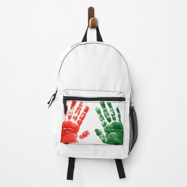 Item preview, Colorful Red And Green Handprints Hands Palms designed and sold by CreativeContext.