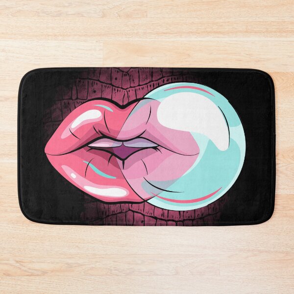 Item preview, Bubble Gum Lip Pop Art designed and sold by LionessLove.