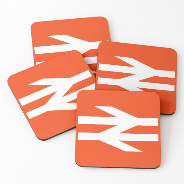 Item preview, British Rail Double Arrow logo in white on BR Red designed and sold by Random Railways.
