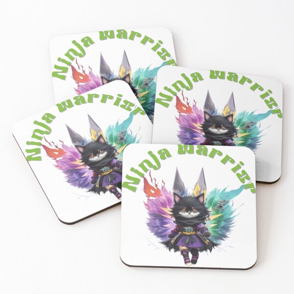 Item preview, Ninja cat, cat warriors ,samurai cat,brave cat, cute ninja cat, mamma's cat, japanese samurai cat, super hero cat, vintage ninja cat, vintage cat, gifts for her designed and sold by Cat-culture-art.