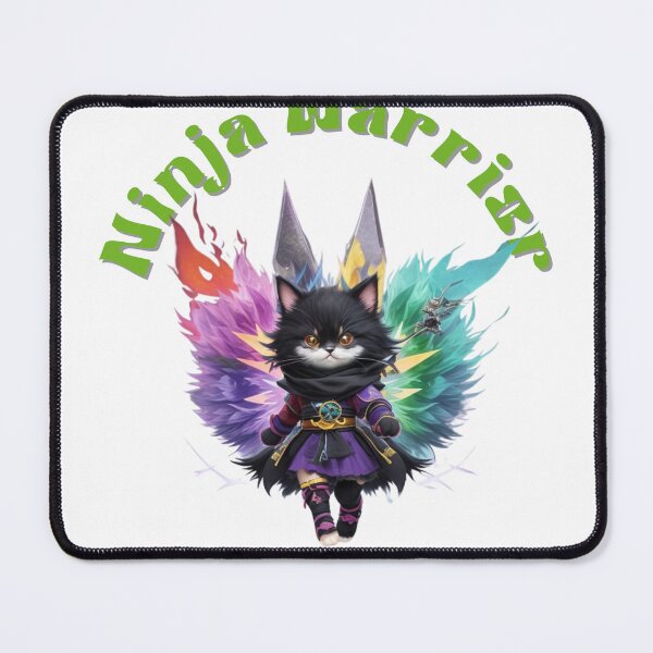 Item preview, Ninja cat, cat warriors ,samurai cat,brave cat, cute ninja cat, mamma's cat, japanese samurai cat, super hero cat, vintage ninja cat, vintage cat, gifts for her designed and sold by Cat-culture-art.