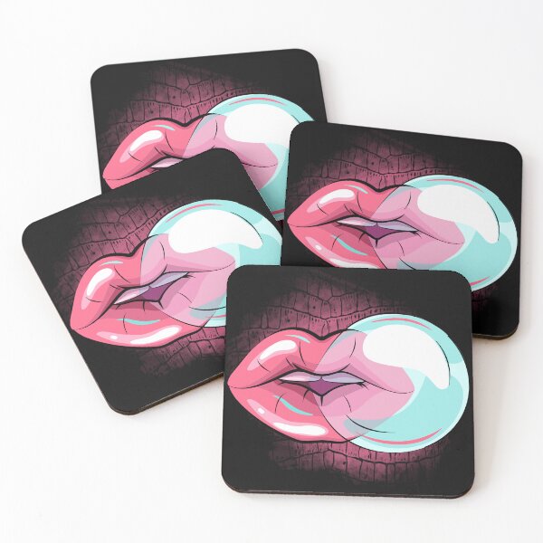 Item preview, Bubble Gum Lip Pop Art designed and sold by LionessLove.