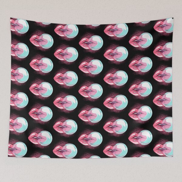 Item preview, Bubble Gum Lip Pop Art designed and sold by LionessLove.