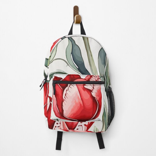 Item preview, Red Green Turkish Tulips Ottoman Pattern designed and sold by GraphicsClub.