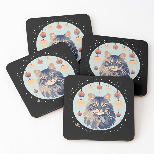 Item preview, Maine Coon Cat Xmas Ornament, Love Cats designed and sold by Logiamerch.