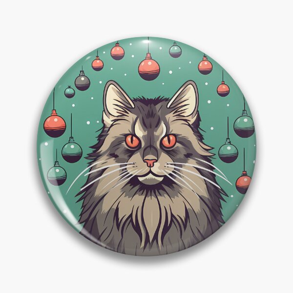 Item preview, Maine Coon Cat Xmas Ornament, Love Cats designed and sold by Logiamerch.
