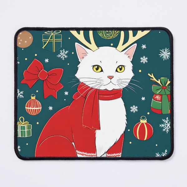 Item preview, Antlered Feline Festivity designed and sold by StaticSociety.