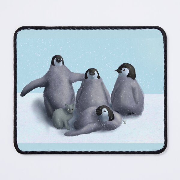 Item preview, Penguin Chicks looking at a cat designed and sold by AnneOther.