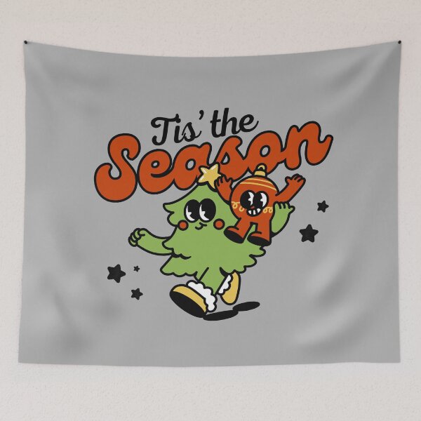 Item preview, Tis' the season ll Retro Mascot ll Stereo ll Christmas designed and sold by Caluva ..