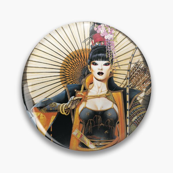 Item preview, Samurai Girl by Chris Achilleos designed and sold by House of Achilleos.