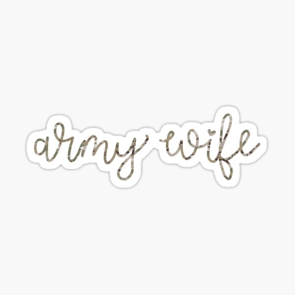 OCP Army Wife Sticker