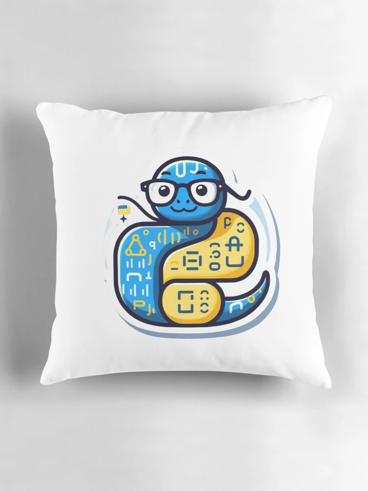Thumbnail 3 of 4, Pillow, Python CodeCraft 3 designed and sold by pixeldigger.