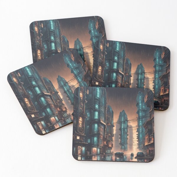 Item preview, Retrofuturist buildings designed and sold by BardamuLF.