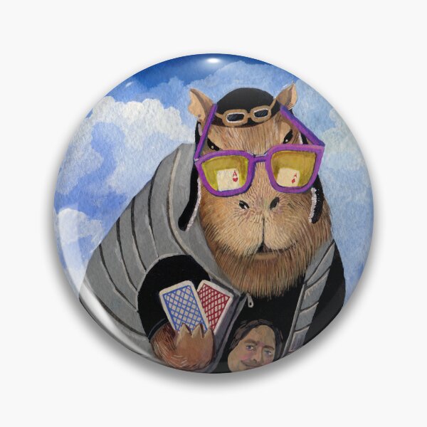 Item preview, Capybara playing cards on the beach designed and sold by Ekaterina Khozatskaya.