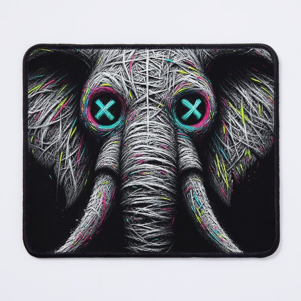 Item preview, Elephant Sketch with Chalk effect. designed and sold by urbanjungle403.