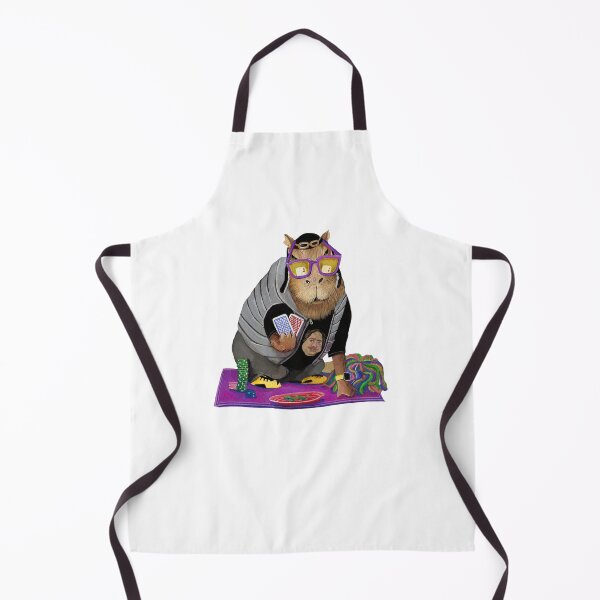 Item preview, Capybara Pokerface designed and sold by Ekaterina Khozatskaya.