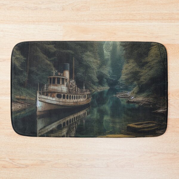 Item preview, Abandoned Stem Boat in Deep Forrest designed and sold by gabrieltiveron.