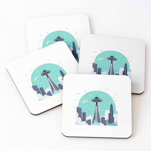 Artikelvorschau, Regnerischer Tag in Seattle. entworfen und verkauft von PNWEnergy.