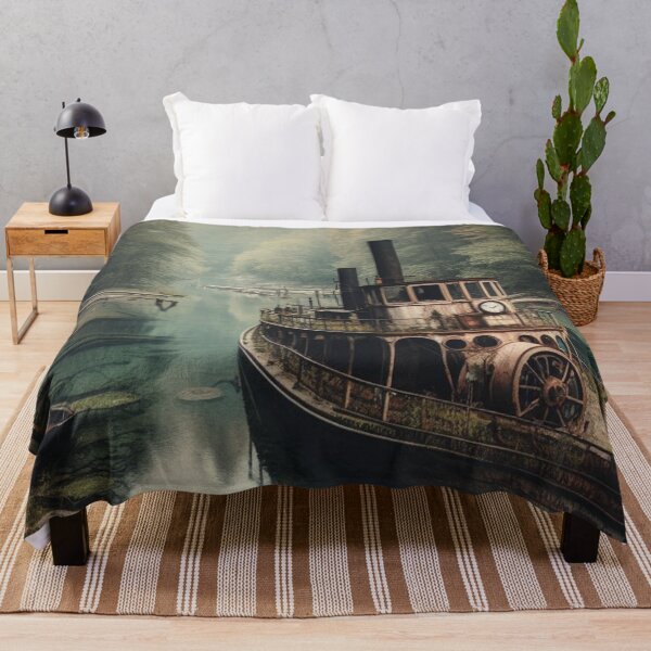 Item preview, Abandoned Stem Boat in Deep Forrest designed and sold by gabrieltiveron.