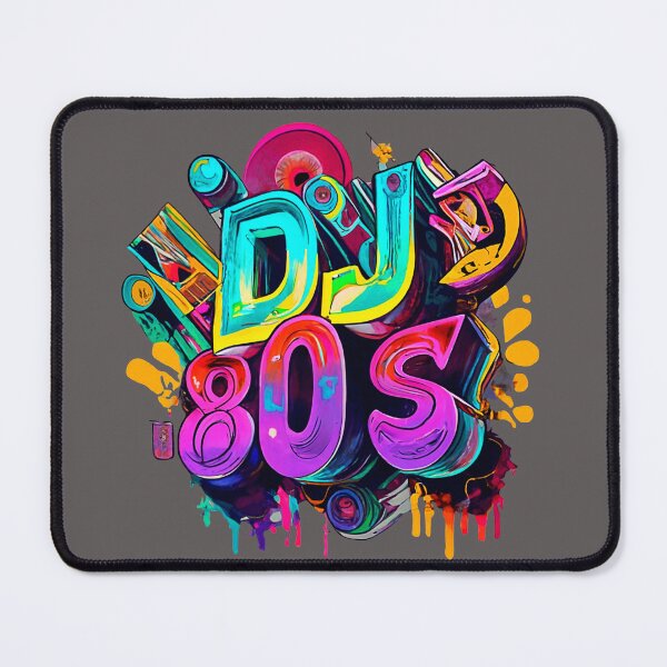 Item preview, Dj 80s graffiti style designed and sold by NotesForMusic.