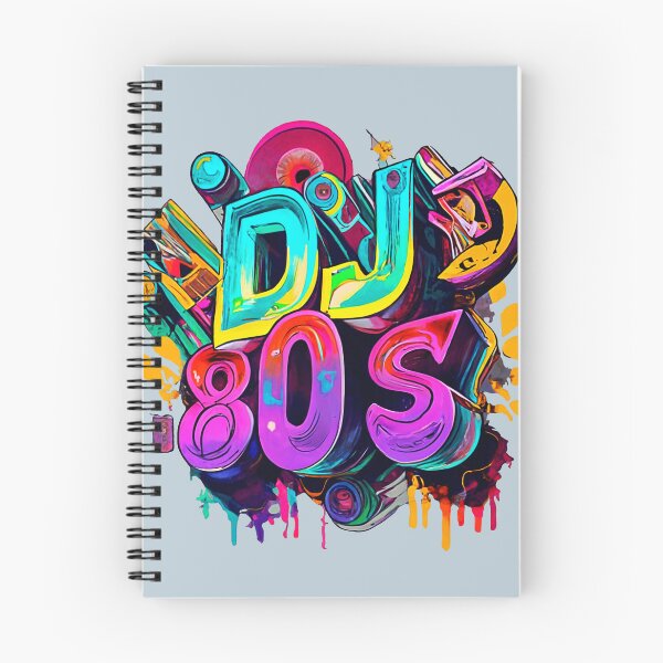 Item preview, Dj 80s graffiti style designed and sold by NotesForMusic.