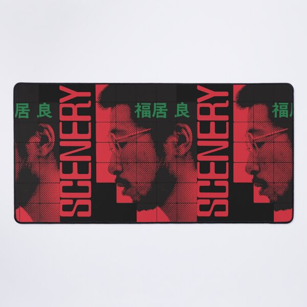 Item preview, Ryo Fukui Scenery - Black Background | Album Squares designed and sold by theoralcollage.