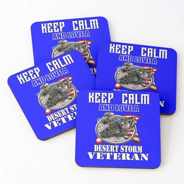 Item preview, Desert Storm Gulf War Keep Calm And Love A Desert Storm Veteran. designed and sold by fantasticdesign.