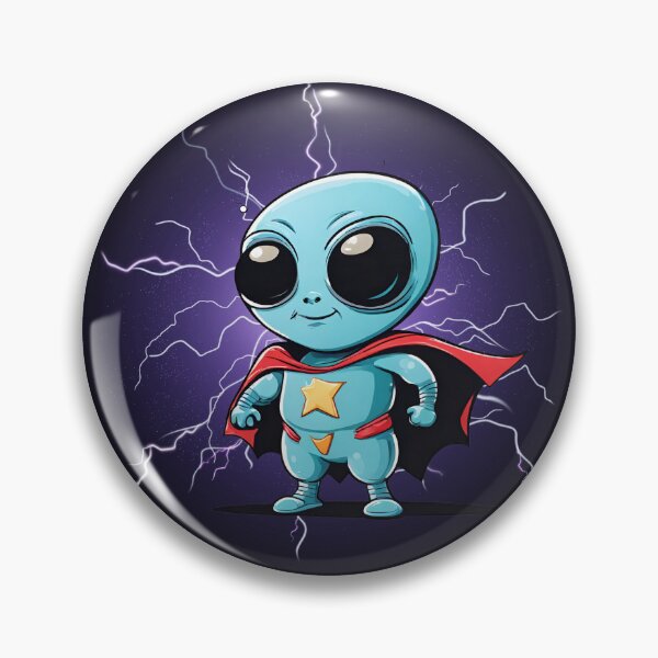 Item preview, Baby Alien Superhero designed and sold by CosmicVenture.