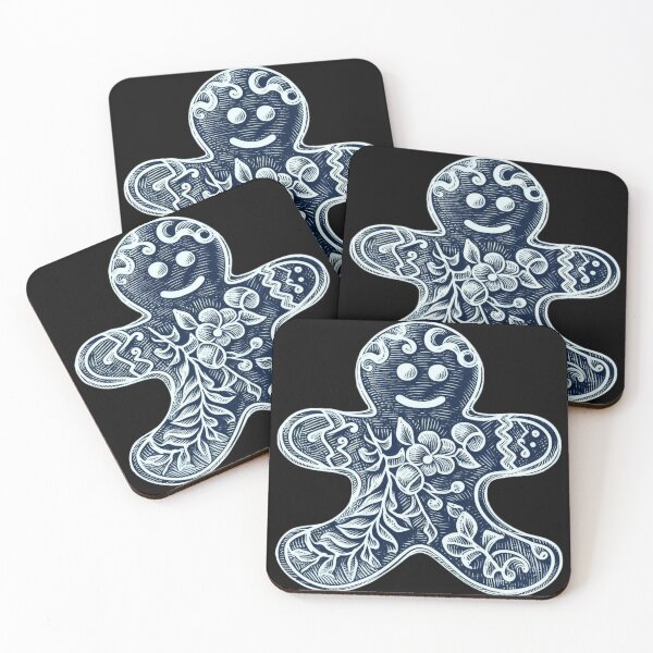 Item preview, Blue Gingerbread Bliss designed and sold by HeadTurningArt.