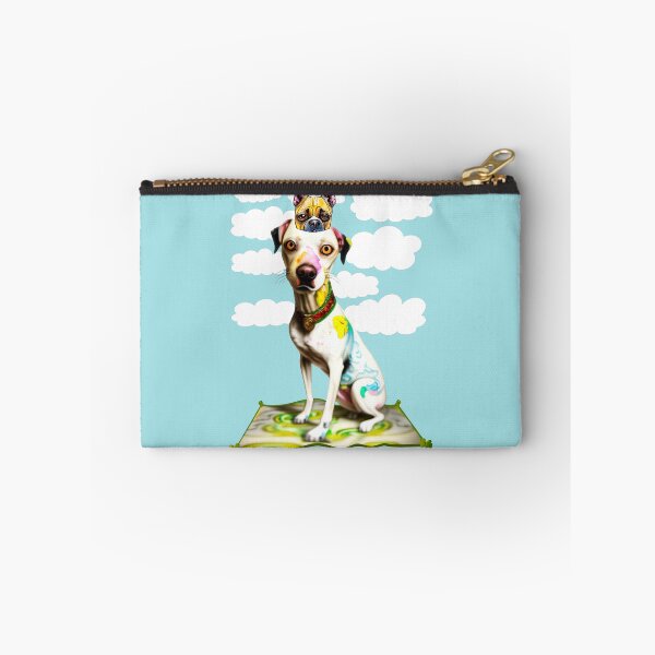 Item preview, A dog imagines himself as another dog on a flying carpet  designed and sold by ShabayekShop.