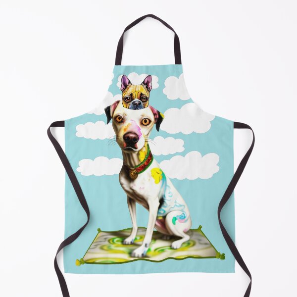 Item preview, A dog imagines himself as another dog on a flying carpet designed and sold by ShabayekShop.