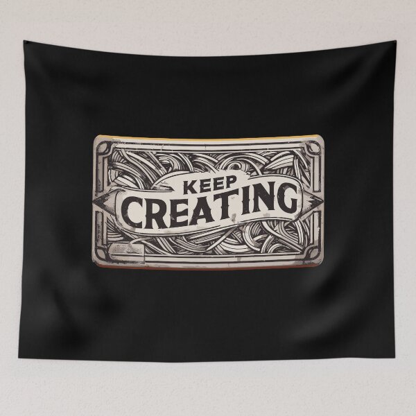 Item preview, Keep Creating Abstract art designed and sold by TomFrontierArt.