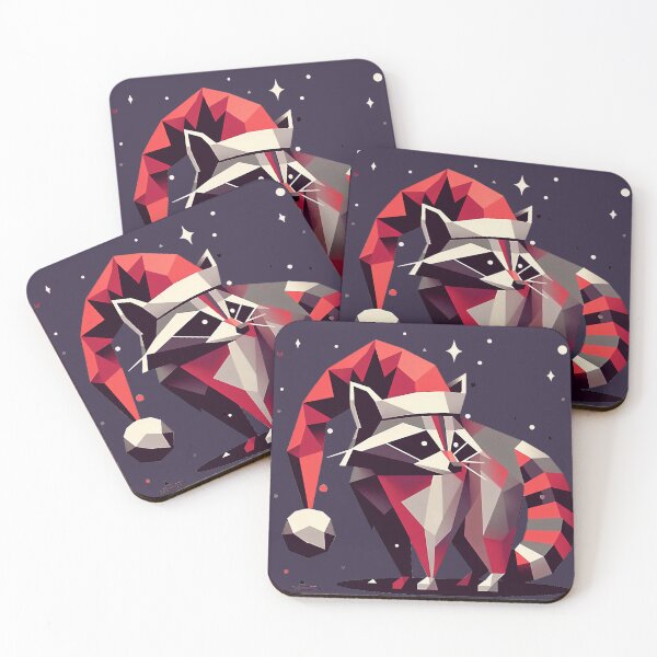 Item preview, Christmas Raccoon designed and sold by Fantes.
