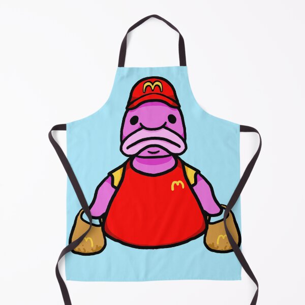 Item preview, Fast food worker blobfish designed and sold by Snappery.