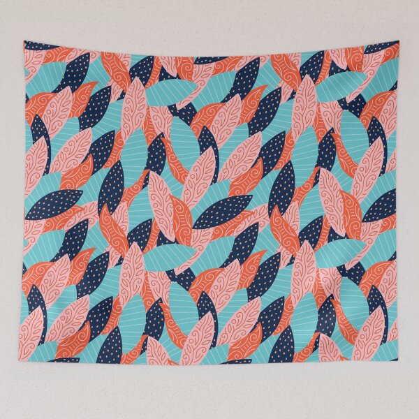 Item preview, Summer palm floral pattern.  designed and sold by Leberks.