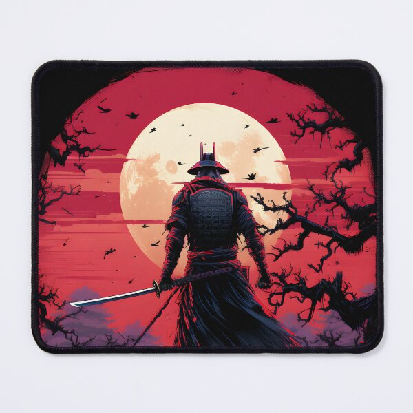 Item preview, Samurai at full moon designed and sold by unknown-places.