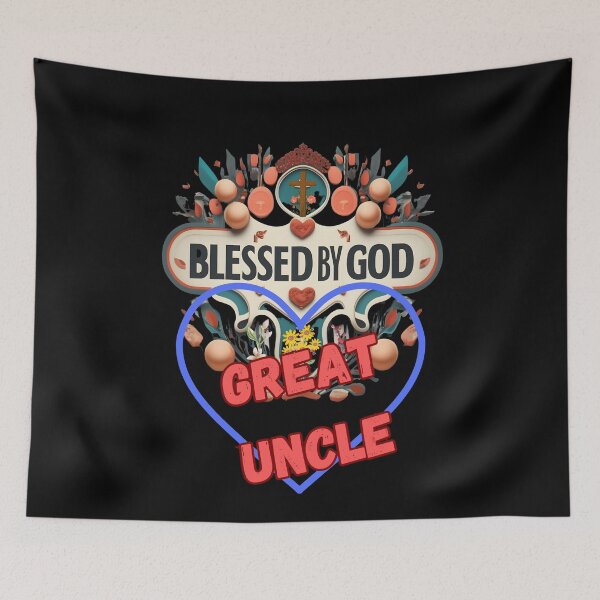 Item preview, BLESSED BY GREAT UNCLE designed and sold by carlos crane.