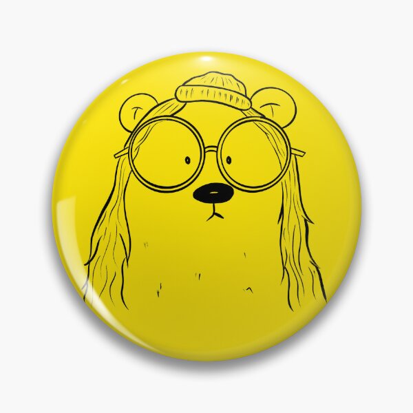 Item preview, Hipster Bear | Cartoon bear | cute illustration by Katie Stotter designed and sold by Katie Stotter.