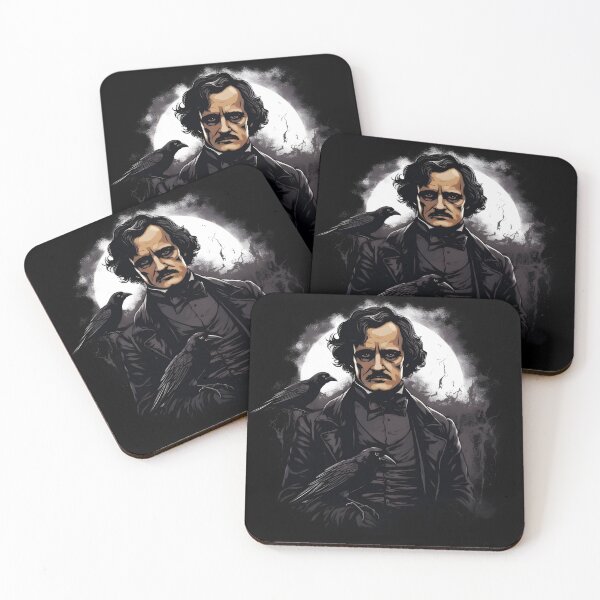 Item preview, Edgar Allen Poe with Ravens designed and sold by Edgeofnowhere.
