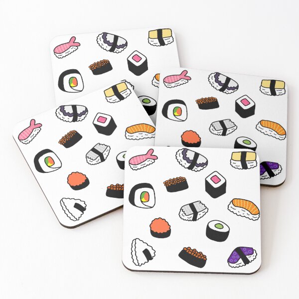Item preview, Cartoon sushi designed and sold by Krystina Gabrielle.