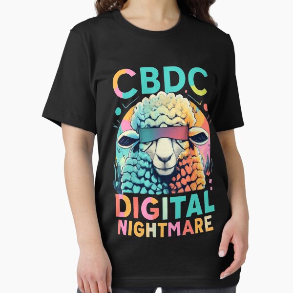 Item preview, CBDC digital nightmare. In a world increasingly controlled by digital giants and centralized authorities, it's more important than ever to stand up for your freedom of choice and financial autonomy.  designed and sold by bubblylive.