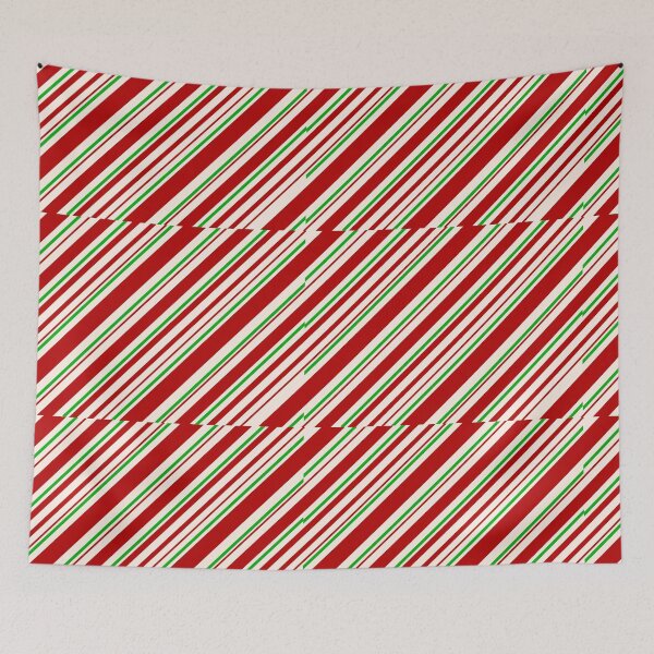 Item preview, Christmas Candy Cane Print designed and sold by WillowandTees.